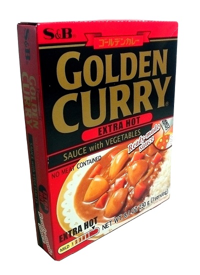 Golden curry con verdure extra-piccante - S&B 230 g.